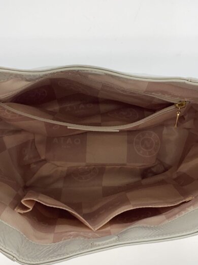 商品画像：ハンドバッグ/エナメル/IVO/無地 6