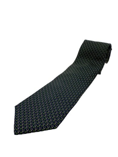 商品画像：ネクタイ/シルク/GRN/総柄/メンズ 1