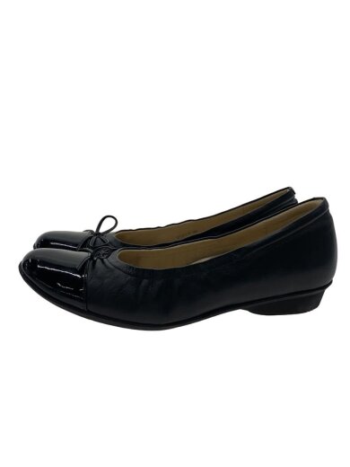 商品画像：フラットパンプス/24.5cm/BLK/レザー/1212A109 1