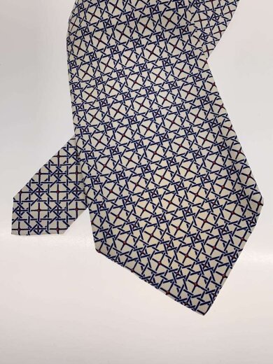 商品画像：ネクタイ/シルク/WHT/メンズ 2