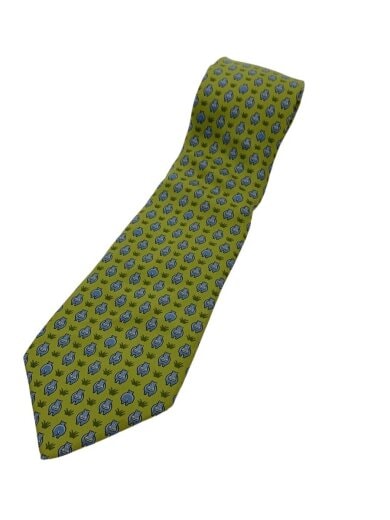 商品画像：ネクタイ/シルク/GRN/総柄/メンズ 1