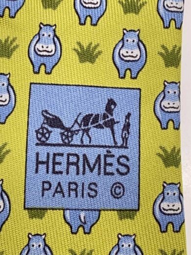 商品画像：ネクタイ/シルク/GRN/総柄/メンズ 3