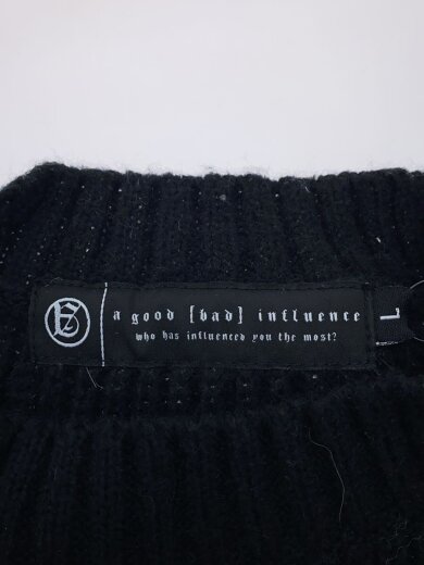 商品画像：a good bad influence/ニット・セーター(厚手)/L/アクリル/BLK 3