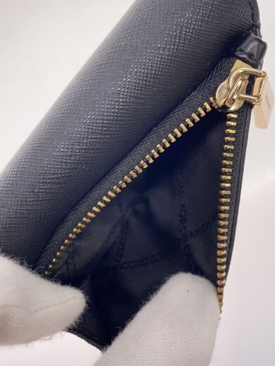 商品画像：3つ折り財布/レザー/BLK/無地/レディース/34s1gnme6l 5