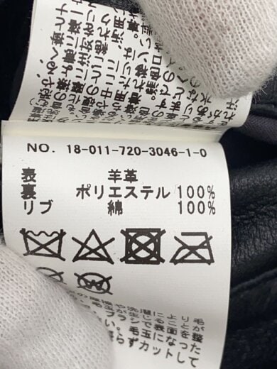 商品画像：レザージャケット・ブルゾン/S/羊革/BLK/18-011-720-3046-1-0 5