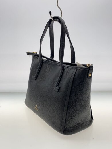 商品画像：ショルダーバッグ/レザー/BLK/無地/060-6071-1-0-10 2