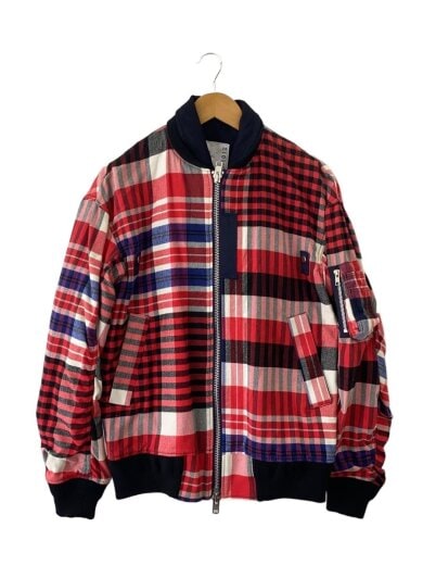 商品画像：ブルゾン/1/コットン/マルチカラー/チェック/16-01012M 1