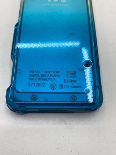 商品画像：ポータブルメモリープレーヤー NW-S14(L) [8GB ブルー] 4