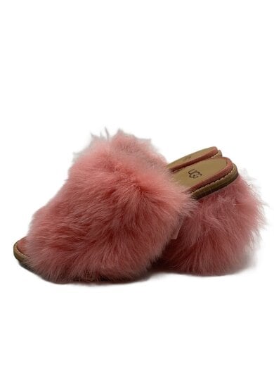 商品画像：サンダル/24cm/PNK/ファー/WROSAFULUFFHEEL 1