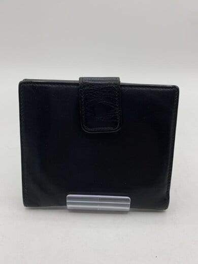 商品画像：2つ折り財布/レザー/BLK/無地/メンズ 2