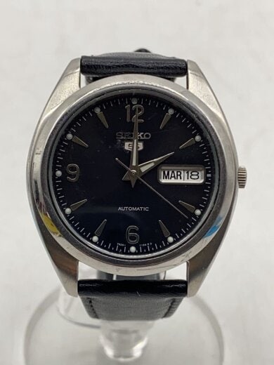 商品画像：自動巻腕時計/アナログ/ステンレス/BLK/BLK/SS/7s26-0440 1