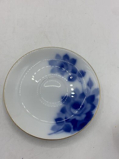 商品画像：カップ&ソーサー/WHT/ブルーフラワー 4