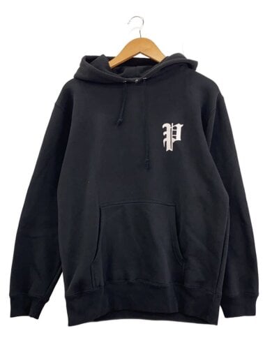 商品画像：パーカー/L/--/BLK/バックロゴプリント/シミ有// 1