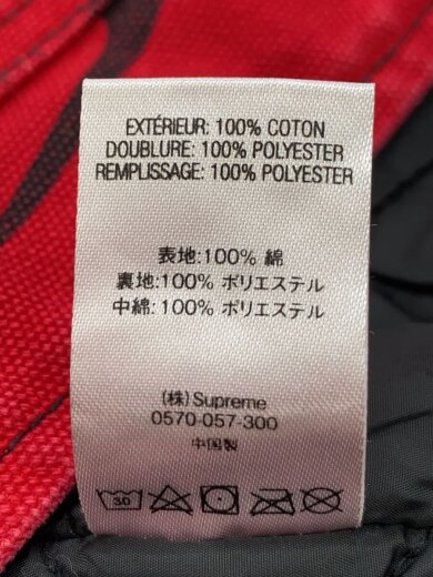 商品画像：19AW/Haida Work Vest/ベスト/XL/コットン/RED/総柄/リブ毛玉有// 5