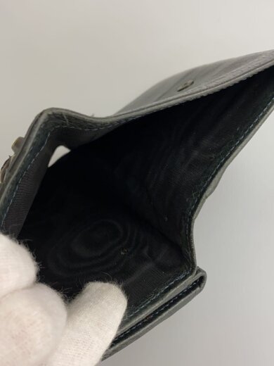 商品画像：2つ折り財布/レザー/BLK/無地/メンズ 6