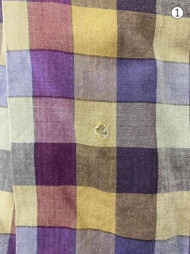 商品画像：長袖シャツ/S/コットン/マルチカラー/チェック 6