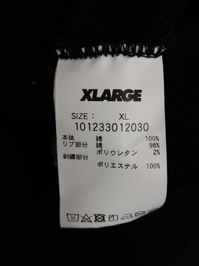 商品画像：パーカー/XL/ポリエステル/BLK/無地 4