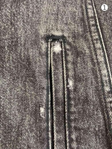 商品画像：Gジャン/L/デニム/BLK/PC9-A5784-0001 7