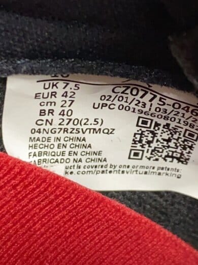 商品画像：AIR JORDAN 1 LOW OG_エアジョーダン 1 レトロ ロー OG/27cm/BLK 5