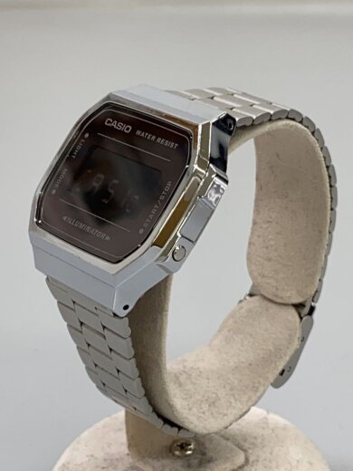 商品画像：クォーツ腕時計/デジタル/ステンレス/BLK/SLV/3298 2