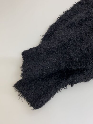 商品画像：ニット・セーター(厚手)/FREE/ポリエステル/BLK/無地/1124631062-0 4