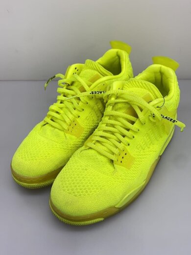商品画像：AIR JORDAN 4 RETRO FLYKNIT/エアジョーダンレトロフライニット/イエロー/27.5cm/YL 2