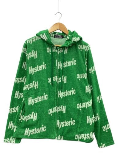 商品画像：ジップパーカー/M/コットン/GRN/総柄/02241CF04 1