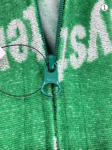 商品画像：ジップパーカー/M/コットン/GRN/総柄/02241CF04 6