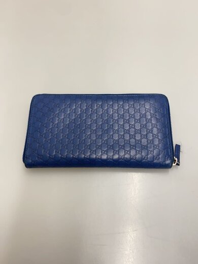 商品画像：長財布_グッチシマ/レザー/BLU/メンズ// 2