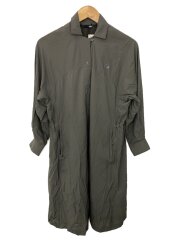 SWALLOWTAIL DRESS SHIRT_スワローテイルドレスシャツ/M/ナイロン/GRY/無地