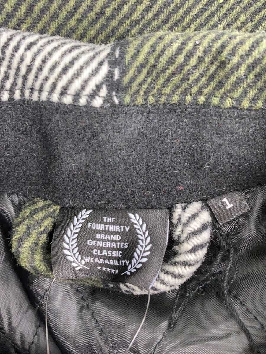 FOURTHIRTY / ジャケット/1/ポリエステル/GRN/チェック/24-138
