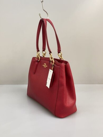 商品画像：ミネッタ・クロスボディ_ネイビー/RED/無地/パッチダメージ有/持ち手小傷有 2