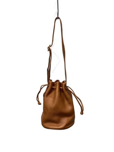 商品画像：ショルダーバッグ/レザー/BRW/無地/4905 1