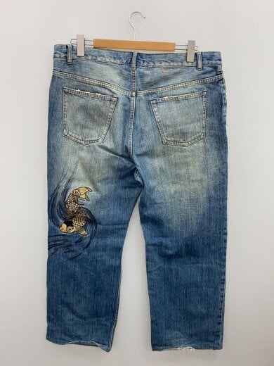 商品画像：ストレートパンツ/38/コットン/BLU/263688 2