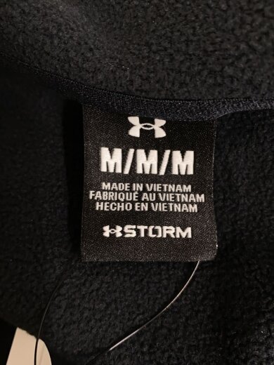 商品画像：パーカー/M/ポリエステル/BLK/無地/1388235 3