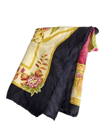 商品画像：スカーフ/シルク/マルチカラー/総柄/レディース 1