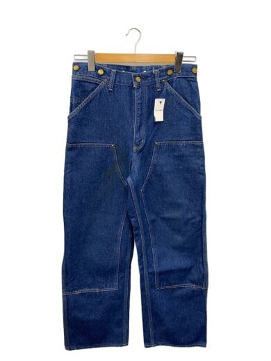 商品画像：ダブルニーペインターパンツ/コットン/IDG/無地/WU138/ヨゴレ有 1