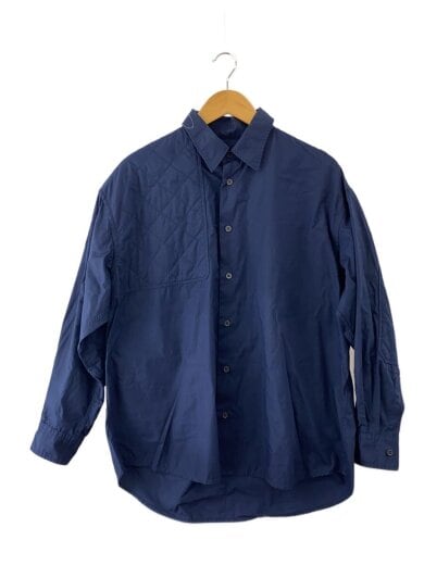 商品画像：長袖シャツ/M/コットン/NVY/無地/63-01-24-01012/TOMORROWLAND// 1