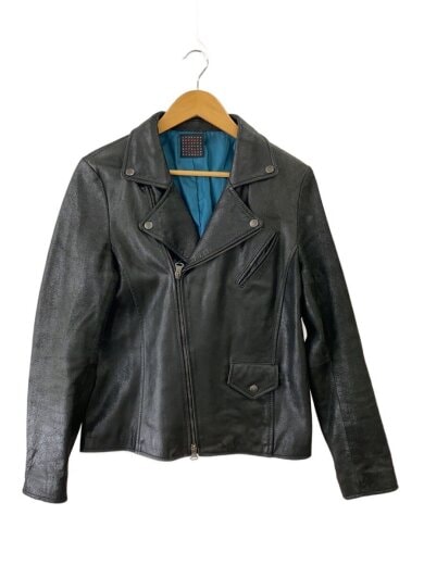 商品画像：ダブルライダースジャケット/38/山羊革/BLK/SENSE OF PLACE// 1