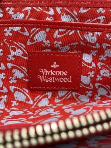 商品画像：長財布/レザー/RED/無地/レディース// 3