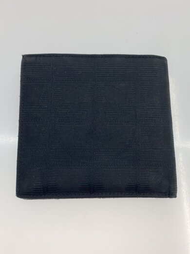 商品画像：2つ折り財布/キャンバス/BLK/メンズ 2