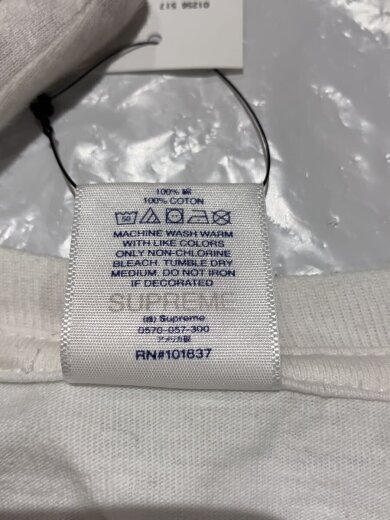 商品画像：Tシャツ/S/コットン/WHT 4