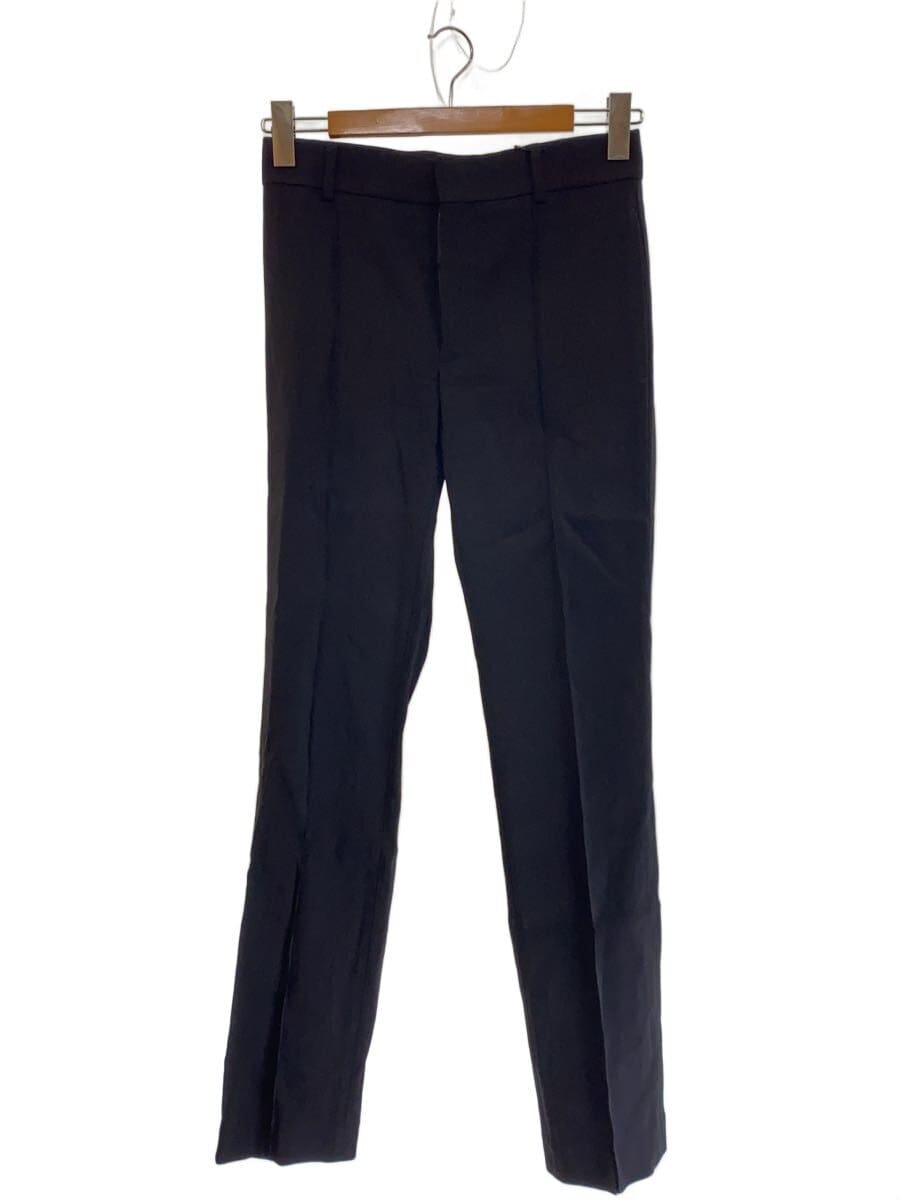 SAINT LAURENT / スラックスパンツ/42/ウール/BLK/無地/P31L 779114 Y5183 1000//