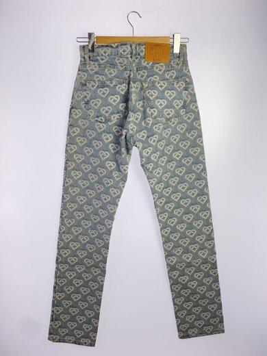 商品画像：カサブランカ/ストレートパンツ/28/コットン/インディゴ/ブルー/総柄/MS24-TR-002-02 2