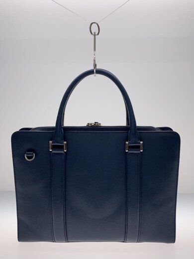 商品画像：ブリーフケース/レザー/NVY 3