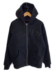 Arc Logo Thermal Zip Up/L/コットン/BLK