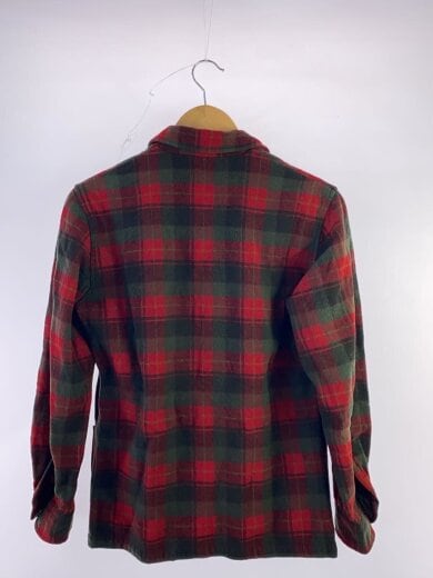 商品画像：テーラードジャケット/S/60s/ウール/RED/チェック 2