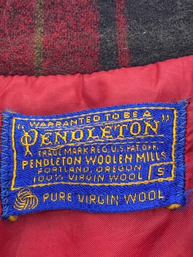 商品画像：テーラードジャケット/S/60s/ウール/RED/チェック 3