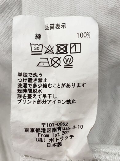 商品画像：長袖Tシャツ/L/コットン/WHT 4