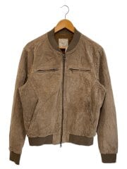 MANGO/レザージャケット・ブルゾン/L/スウェード/BEG